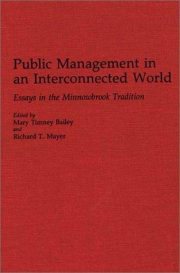 Couverture : Public management in an interconnected world