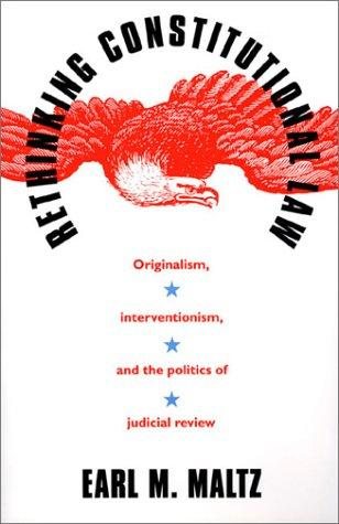 Couverture : Rethinking constitutional law
