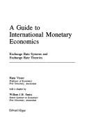Couverture : A guide to international monetary economics