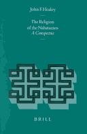 Couverture : The Religion of the Nabataeans