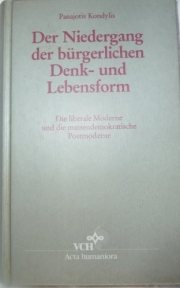 Couverture : Der Niedergang der bürgerlichen Denk- und Lebensform