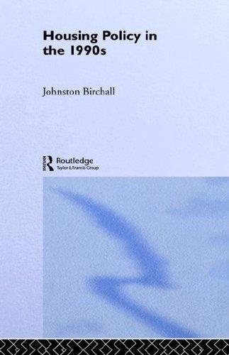 Couverture : Housing policy in the 1990s