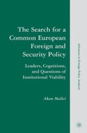 Couverture : The Search for a Common European Foreign and Security Policy