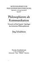 Couverture : Philosophieren als Kommunikation