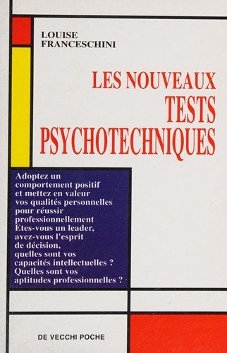 Couverture : Les nouveaux tests psychotechniques