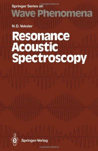 Couverture : Resonance acoustic spectroscopy