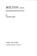 Couverture : Milton and the English Revolution