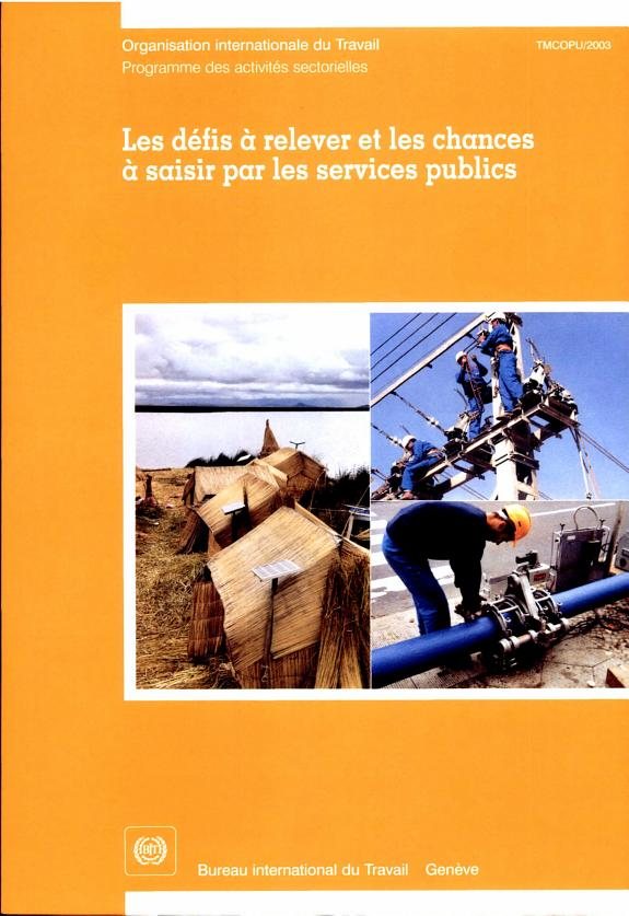 Couverture : Les défis à relever et les chances à saisir par les services publics