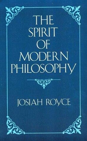 Couverture : The  spirit of modern philosophy