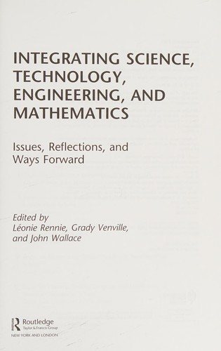 Couverture : Integrating Science, Technology, Engineering, and Mathematics