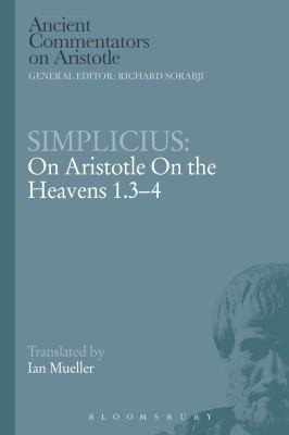 Couverture : Simplicius: On Aristotle On the Heavens 1.3-4