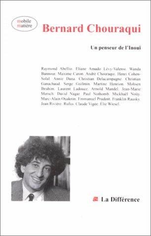 Couverture : Bernard Chouraqui