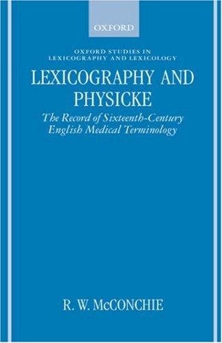 Couverture : Lexicography and physicke