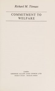 Couverture : Commitment to welfare