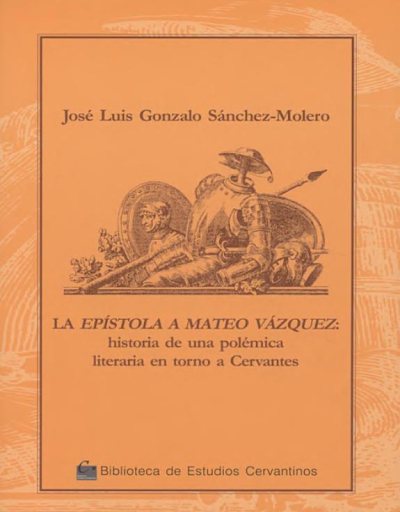 Couverture : La Epístola a Mateo Vázquez