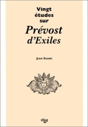 Couverture : Vingt Etudes Sur Prevost D'Exiles