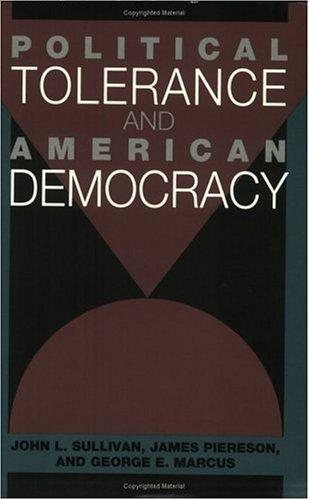Couverture : Political Tolerance and American Democracy