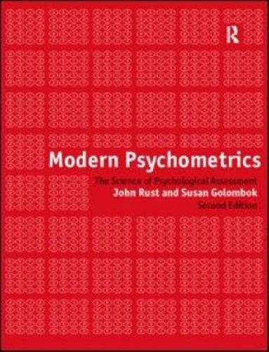 Couverture : Modern psychometrics