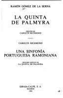 Couverture : La quinta de Palmyra