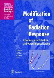Couverture : Modification of Radiation Response