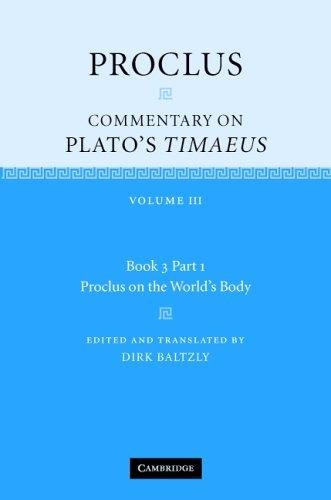 Couverture : Commentary on Plato's Timaeus