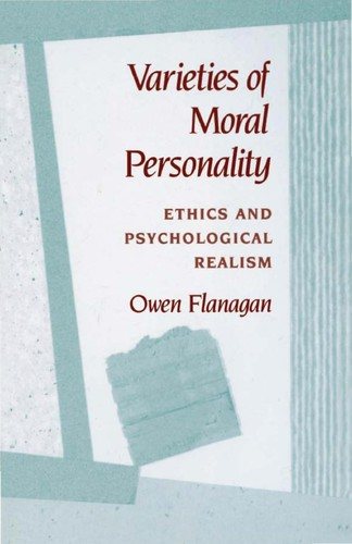 Couverture : Varieties of moral personality