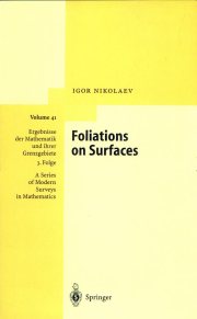 Couverture : Foliations on Surfaces (Ergebnisse der Mathematik und ihrer Grenzgebiete. 3. Folge / A Series of Modern Surveys in Mathematics)