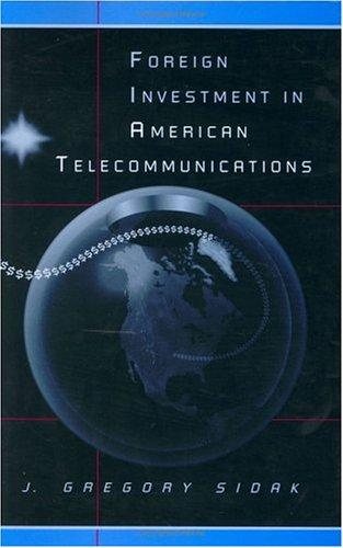 Couverture : Foreign investment in American telecommunications