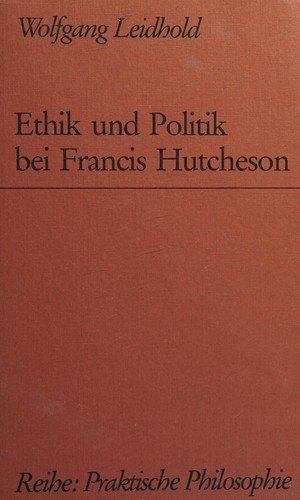 Couverture : Ethik und Politik bei Francis Hutcheson