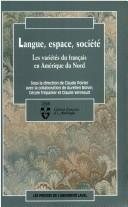 Couverture : Langue, espace, société