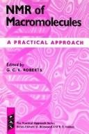 Couverture : NMR of macromolecules