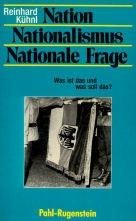 Couverture : Nation, Nationalismus, nationale Frage