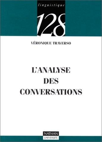Couverture : L'analyse des conversations