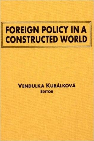 Couverture : Foreign policy in a constructed world