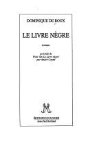 Couverture : Le livre nègre