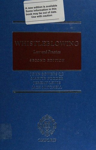 Couverture : Whistleblowing