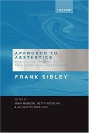 Couverture : Approach to Aesthetics