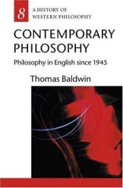 Couverture : Contemporary philosophy: Philosophy in English since 1945