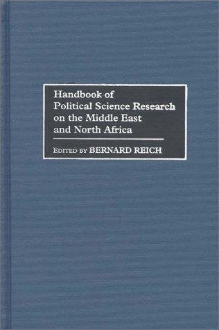 Couverture : Handbook of political science research on the Middle East and North Africa