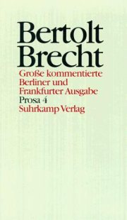 Couverture : Werke (Ln), Große kommentierte Berliner und Frankfurter Ausgabe, 30 Bde., Bd.19, Prosa