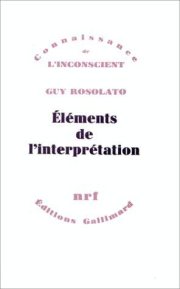 Couverture : Eléments de l'interprétation