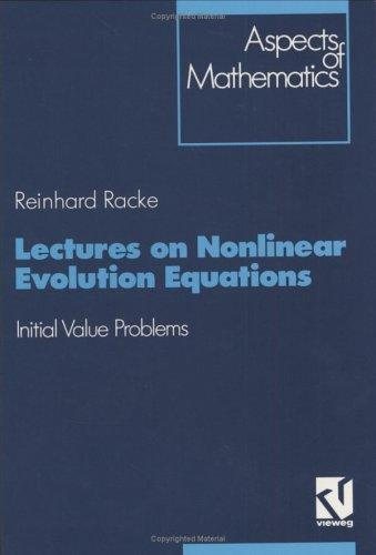 Couverture : Lectures on nonlinear evolution equations