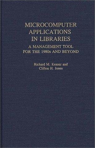 Couverture : Microcomputer applications in libraries