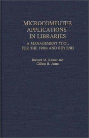 Couverture : Microcomputer applications in libraries