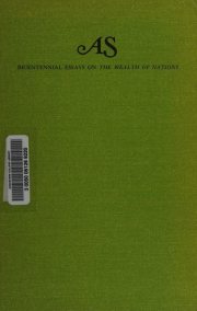 Couverture : Adam Smith and modern political economy