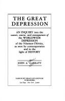 Couverture : The Great Depression