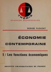 Couverture : Economie contemporaine