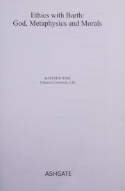 Couverture : Ethics with Barth