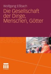 Couverture : Die Gesellschaft der Dinge, Menschen, Götter