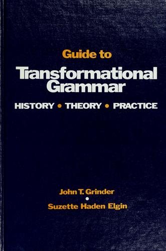 Couverture : Guide to transformational grammar